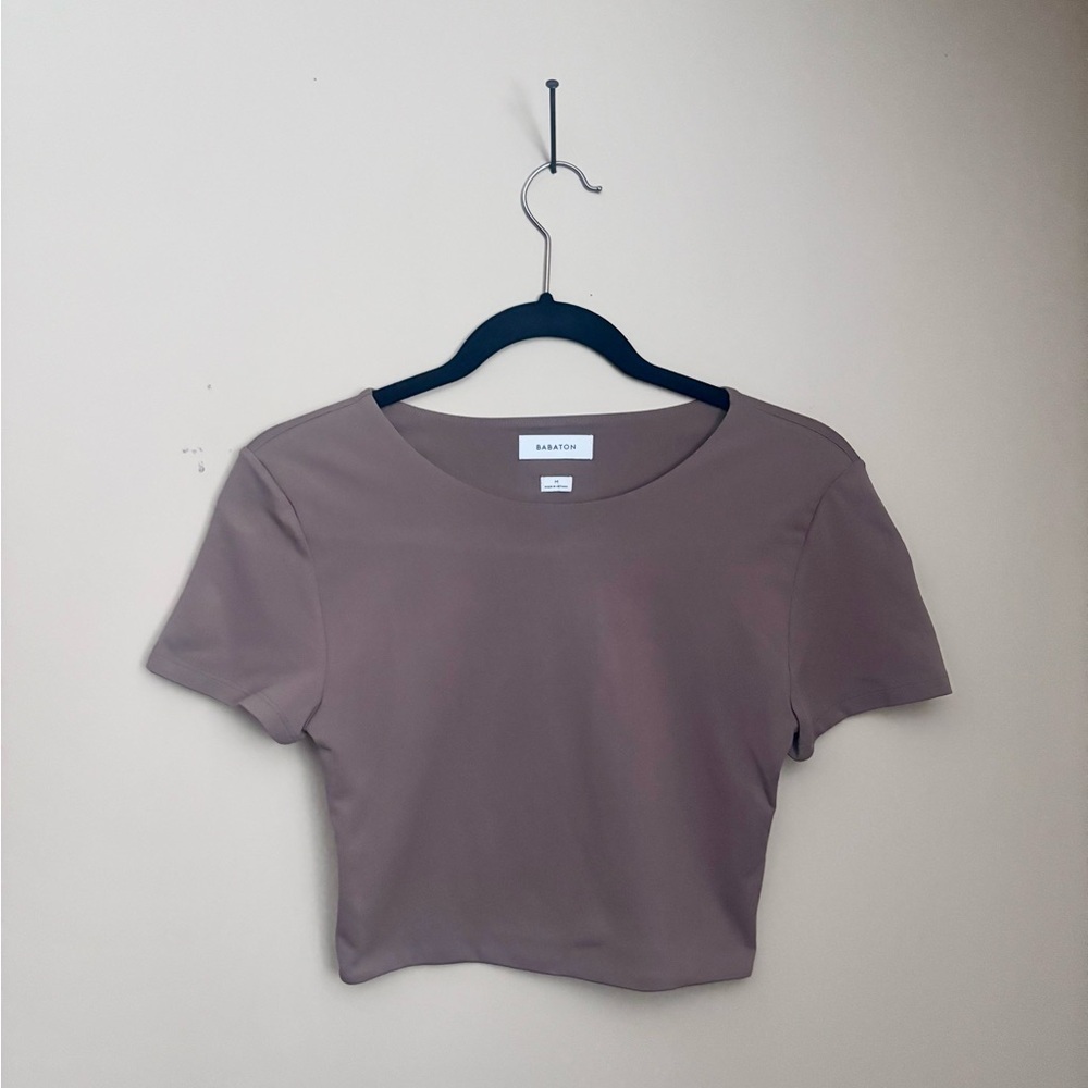 BABATON | contour crop *’mauve | size medium - Picture 2 of 4